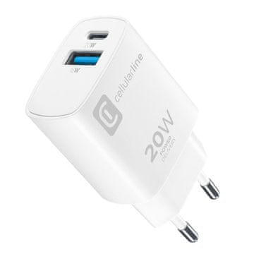 CellularLine CellularLine hišni polnilec DUAL 20W Apple ARprojekt