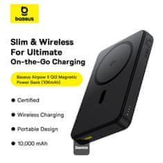 BASEUS Baseus Airpow II Qi2 10.000 mAh MagSafe prenosna baterija