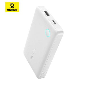 BASEUS BASEUS EnerFill FP11 prenosna baterija 10.000 mAh 15W - bela
