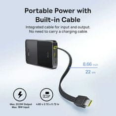 BASEUS BASEUS EnerFill FC51 Bipow2 Pro prenosna baterija 10.000 mAh - črna