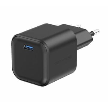 SWISSTEN Swissten GaN 1x USB-C PD 35W polnilec, črn