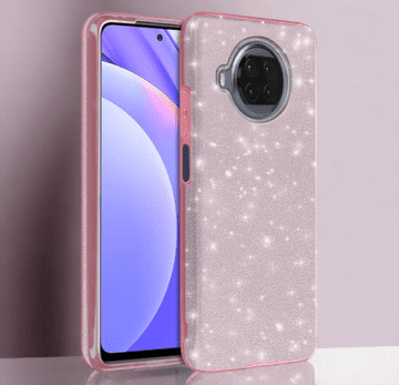 Infostyle Ovitek "Shining" za Xiaomi Mi 10T Lite Svetlo roza / Silikon