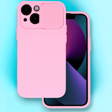 Infostyle Silikonski ovitek "Camshield Soft" za Xiaomi Redmi Note 11s Svetlo roza / TPU silikon