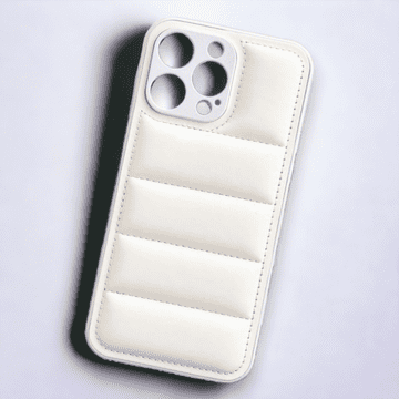 Infostyle Silikonski ovitek "Waves" za iPhone 13 Pro Max Bela / TPU silikon
