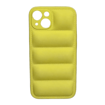 Infostyle Silikonski ovitek "Waves" za iPhone 13 Pro Max Rumena / TPU silikon