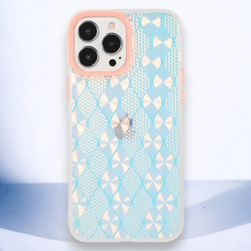 Infostyle Silikonski ovitek "Holo" za iPhone 14 Pro Svetlo roza / TPU silikon