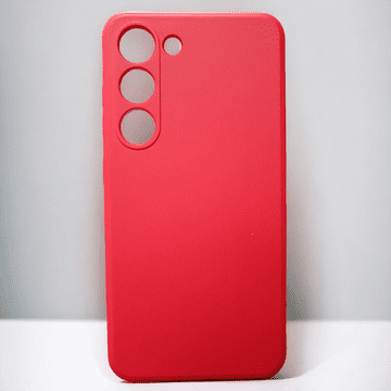 Infostyle Silikonski ovitek "Candy" za Samsung Galaxy S23 Rdeča / TPU silikon