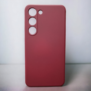 Infostyle Silikonski ovitek "Candy" za Samsung Galaxy S23 Temno rdeča / TPU silikon