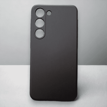 Infostyle Silikonski ovitek "Candy" za Samsung Galaxy S22 Plus Črna / TPU silikon