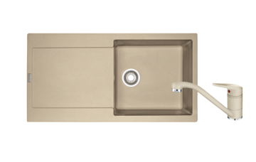 Franke Set MRG 211-100 + Novara Plus BEIGE nizkotlačna