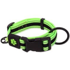 ACTIVE DOG Ovratnica Fluffy L lime 3,2x39-59cm
