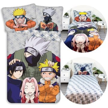 sarcia.eu Naruto Dvostransko bombažno posteljnino za najstnike z zadrgo, 100% bombaž 140x200cm+70x90cm OEKO-TEX