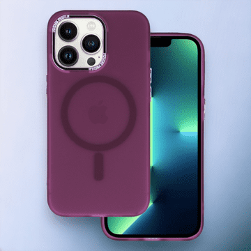 Infostyle Ovitek "Magnetic Frosted - MagSafe" za iPhone 14 Pro Max Vijolična / TPU silikon