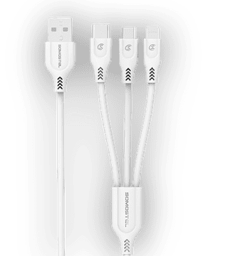 Infostyle Polnilni in podatkovni kabel 3v1 Bela