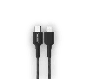 Infostyle Polnilni in podatkovni kabel združljiv z Apple napravami Črna