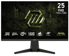 MSI MAG 255F X24 gaming monitor, 24,5 (62,2 cm), FHD, Rapid IPS (9S6-3BC91M-002)