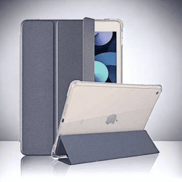 Infostyle Preklopna torbica "Clear" za tablični računalnik Apple iPad Pro 11 2020/2021 Temno modra / TPU silikon + mikrovlakna