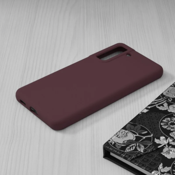 Infostyle Silikonski ovitek "Soft Edge" za Samsung Galaxy S21 Fe Vijolična / TPU silikon