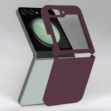 Infostyle Silikonski ovitek "Soft Edge" za Samsung Galaxy Z Flip 5 Vijolična / TPU silikon