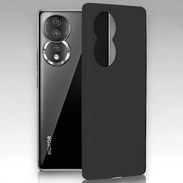 Infostyle Silikonski ovitek "Soft Edge" za Honor 80 Črna / TPU silikon