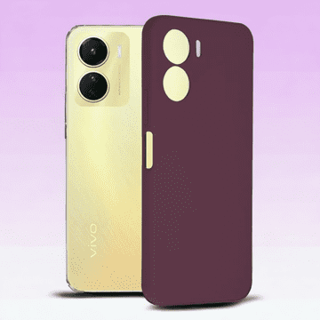 Infostyle Silikonski ovitek "Soft Edge" za Vivo Y16 Vijolična / TPU silikon