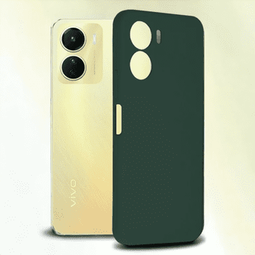 Infostyle Silikonski ovitek "Soft Edge" za Vivo Y16 Temno zelena / TPU silikon
