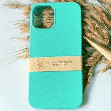 Infostyle Ovitek iz naravnega materiala "Natural" za Samsung Galaxy S22 Ultra Svetlo zelena / EKO