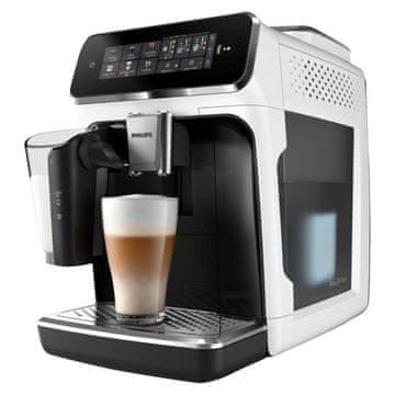 shumee PHILIPS EP3343/50 Latte Go Series 3300 Espresso aparat Keramični mlinček Črno-bel
