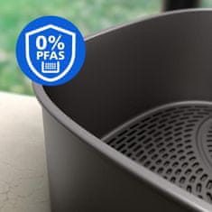 shumee Cvrtnik na vroč zrak PHILIPS Ovi Stacked Dual Basket Airfryer NA462/80 črne/svileno bele/svileno bež/bakrene barve
