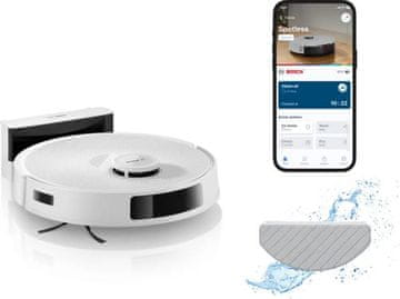 shumee BOSCH BCRC1W beli robotski sesalnik in pomivalnik