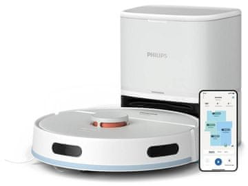 shumee PHILIPS XU2100/25 Robotski sesalnik in pomivalnik z belim robom
