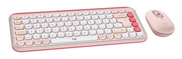 shumee LOGITECH Pop Icon Combo Pink komplet tipkovnice in miške