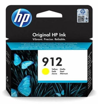 shumee Kartuša s črnilom HP 912 rumena za takojšnje tiskanje 3YL79AE