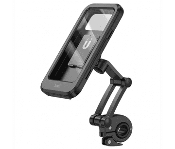 Hoco CA101 vodoodporno držalo za telefon za kolo, motor in otroški voziček 4,5–7" IPX4 črno