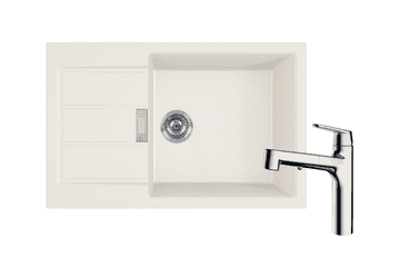Franke Set SID 611-78 XL mascarpone + LIFT krom