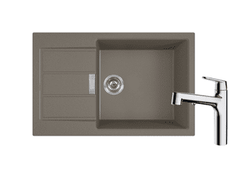 Franke Set S2D 611-78 XL vulcan + LIFT krom