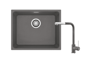 Franke Set KBG 210-53 + Sirius STONEGREY