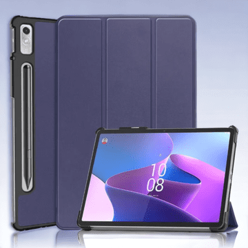 Infostyle Preklopna torbica "FoldPro" za tablični računalnik Lenovo Tab P11 Gen 2 11.2'' Temno modra / Umetno usnje + TPU silikon