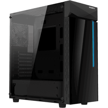 Gigabyte C200 GLASS ATX RGB osvetljeno ohišje, črno