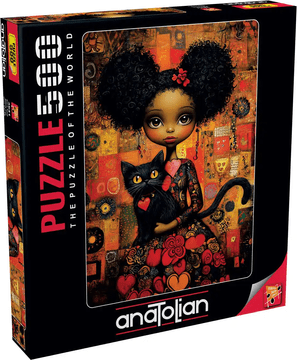 AnaTolian Črna mačka Puzzle 500 kosov