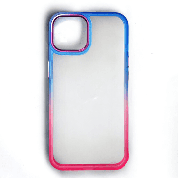 Infostyle Ovitek "Color Gardient" za iPhone 14 Temno modra / PC + TPU silikon
