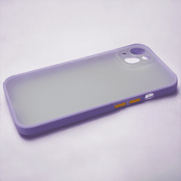 Infostyle Ovitek "View" za iPhone 14 Pastelno vijolična / PC + TPU silikon