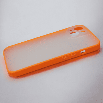 Infostyle Ovitek "View" za iPhone 14 Oranžna / PC + TPU silikon