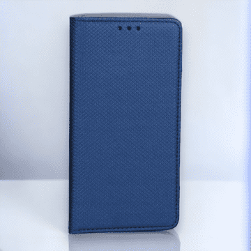 Infostyle Preklopna torbica "magnet" za Samsung Galaxy S24 Temno modra / Ekološko usnje + TPU silikon