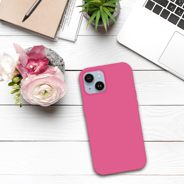 Infostyle Silikonski ovitek "Premium" za iPhone 15 Roza / Silikon