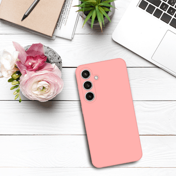 Infostyle Silikonski ovitek "Premium" za Samsung Galaxy A15 Svetlo roza / Silikon