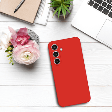 Infostyle Silikonski ovitek "Premium" za Samsung Galaxy A15 Rdeča / Silikon
