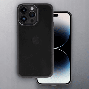 Infostyle Silikonski ovitek "Protective Lens" za Samsung Galaxy A24 4G Črna / Silikon