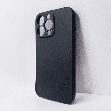 Infostyle Silikonski ovitek "Lens" za iPhone 13 Pro Črna / TPU silikon