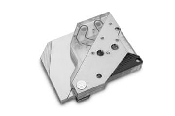 slomart EK Water Blocks Water block za hlajenje matične plošče, srebrna/translucentna bela
